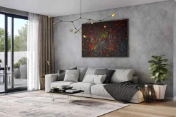Öl Gemälde 'Colourful Extravaganza' | Handgemaltes Unikat