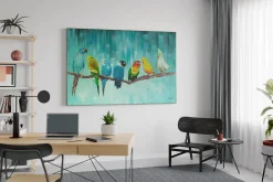 Öl Gemälde 'Colourful Gang' | Handgemaltes Unikat