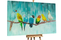 Öl Gemälde 'Colourful Gang' | Handgemaltes Unikat