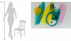 Öl Gemälde 'Colourful Interplays' | Handgemaltes Unikat