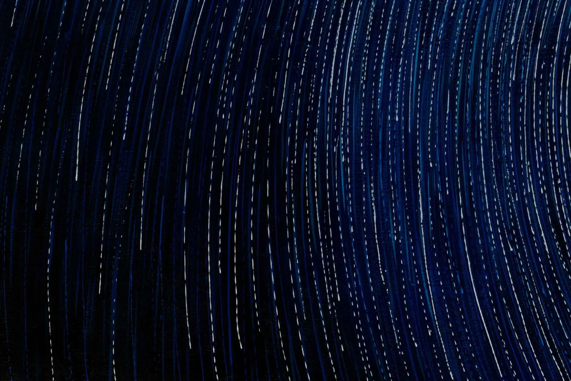Öl Gemälde 'Concentric Blues' | Handgemaltes Unikat