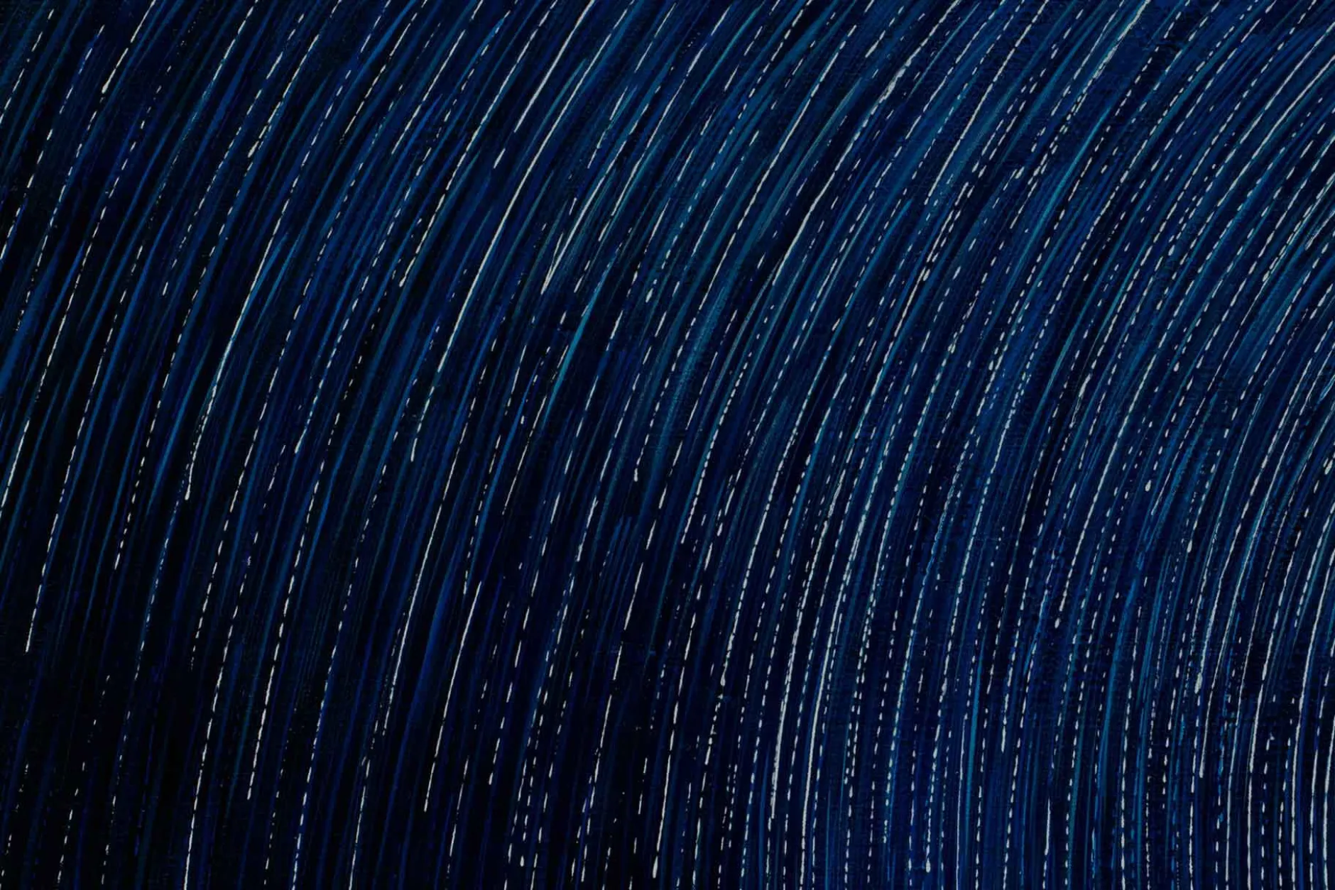 Öl Gemälde 'Concentric Blues' | Handgemaltes Unikat