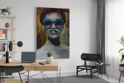 Öl Gemälde 'Cool Girl' | Handgemaltes Unikat