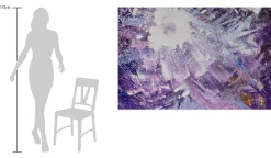 Öl Gemälde 'Cosmic Glow' | Handgemaltes Unikat