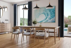 Öl Gemälde 'Covering with a Wave' | Handgemaltes Unikat