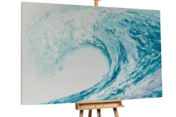 Öl Gemälde 'Covering with a Wave' | Handgemaltes Unikat