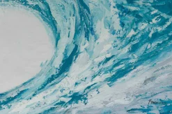 Öl Gemälde 'Covering with a Wave' | Handgemaltes Unikat
