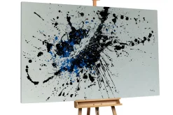 Öl Gemälde 'Dark Explosion' | Handgemaltes Unikat