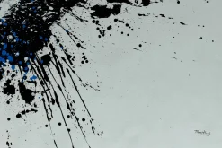 Öl Gemälde 'Dark Explosion' | Handgemaltes Unikat