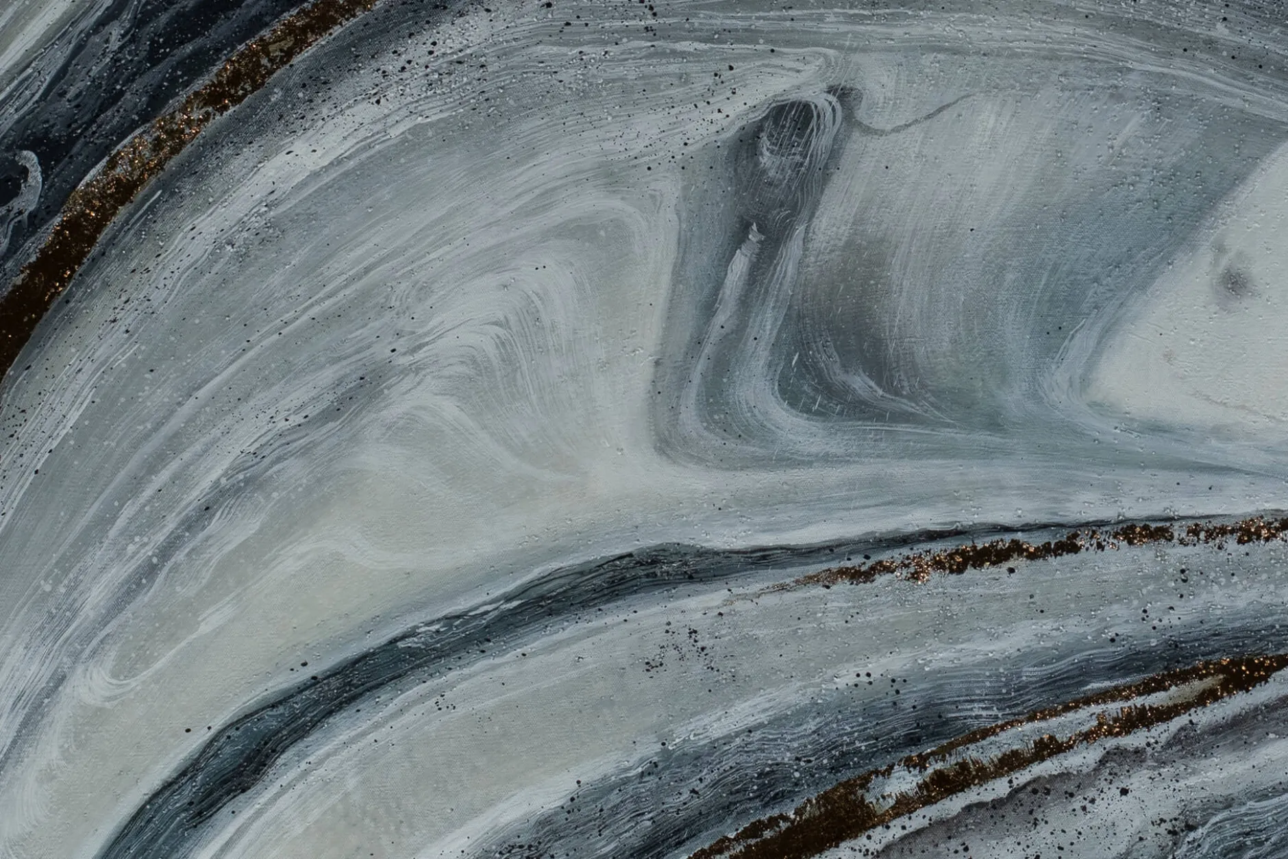 Öl Gemälde 'Der Zauberfluss' | Handgemaltes Unikat
