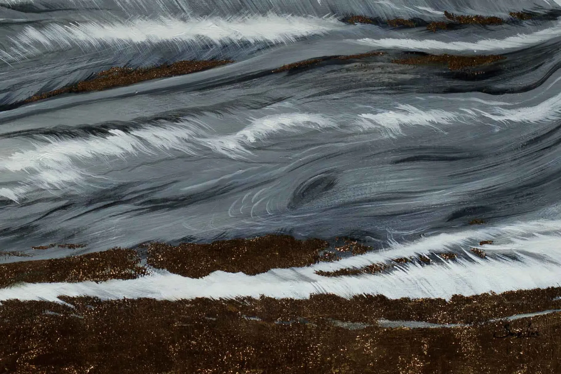 Öl Gemälde 'Dreaming Ocean' | Handgemaltes Unikat