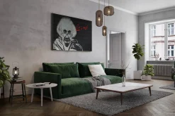 Öl Gemälde 'Einstein Graffiti' | Handgemaltes Unikat