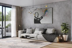 Öl Gemälde 'Einsteins Fantasie' | Handgemaltes Unikat