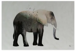 Öl Gemälde 'Elephant's Soul' | Handgemaltes Unikat