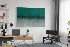 Öl Gemälde 'Emerald Fantasies' | Handgemaltes Unikat