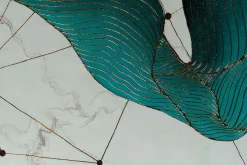 Öl Gemälde 'Emerald Silk' | Handgemaltes Unikat