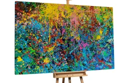 Öl Gemälde 'Explosion of Joy' | Handgemaltes Unikat