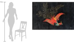 Öl Gemälde 'Fascinating Phoenix' | Handgemaltes Unikat