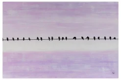 Öl Gemälde 'Feathered Watchers' | Handgemaltes Unikat