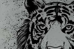 Öl Gemälde 'Features of a Tiger' | Handgemaltes Unikat