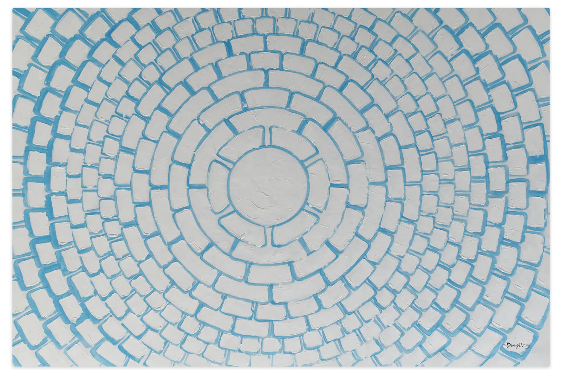 Öl Gemälde 'Figure Labyrinth' | Handgemaltes Unikat