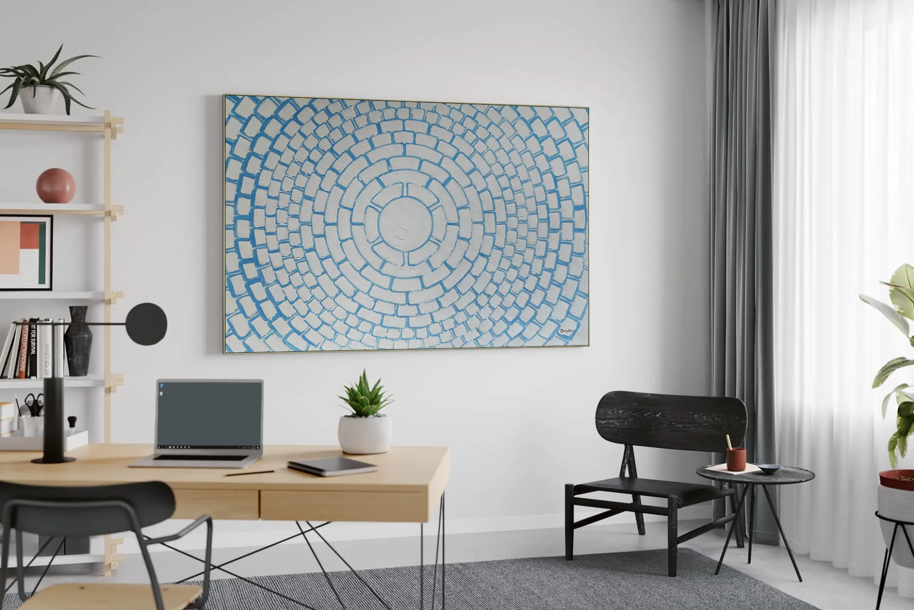 Öl Gemälde 'Figure Labyrinth' | Handgemaltes Unikat
