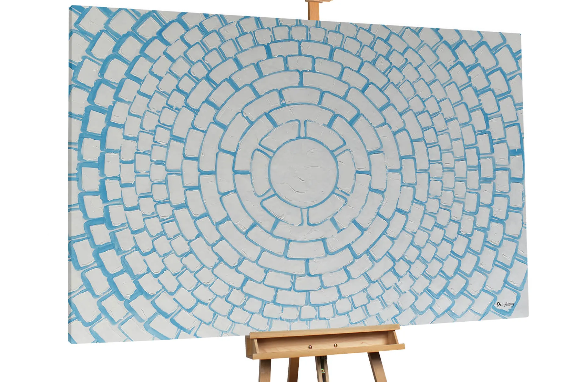 Öl Gemälde 'Figure Labyrinth' | Handgemaltes Unikat
