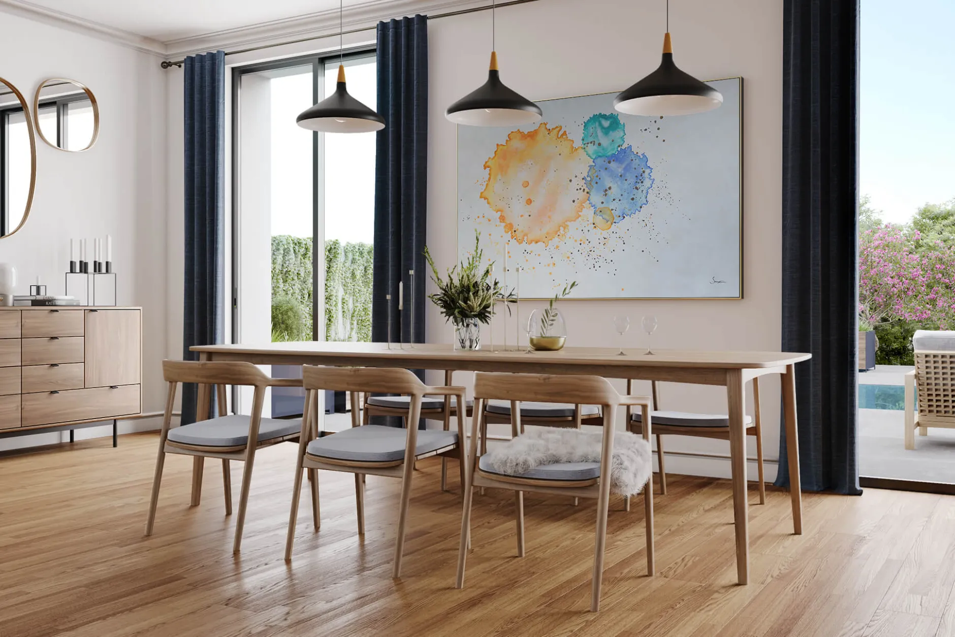 Öl Gemälde 'Floating Dreams' | Handgemaltes Unikat