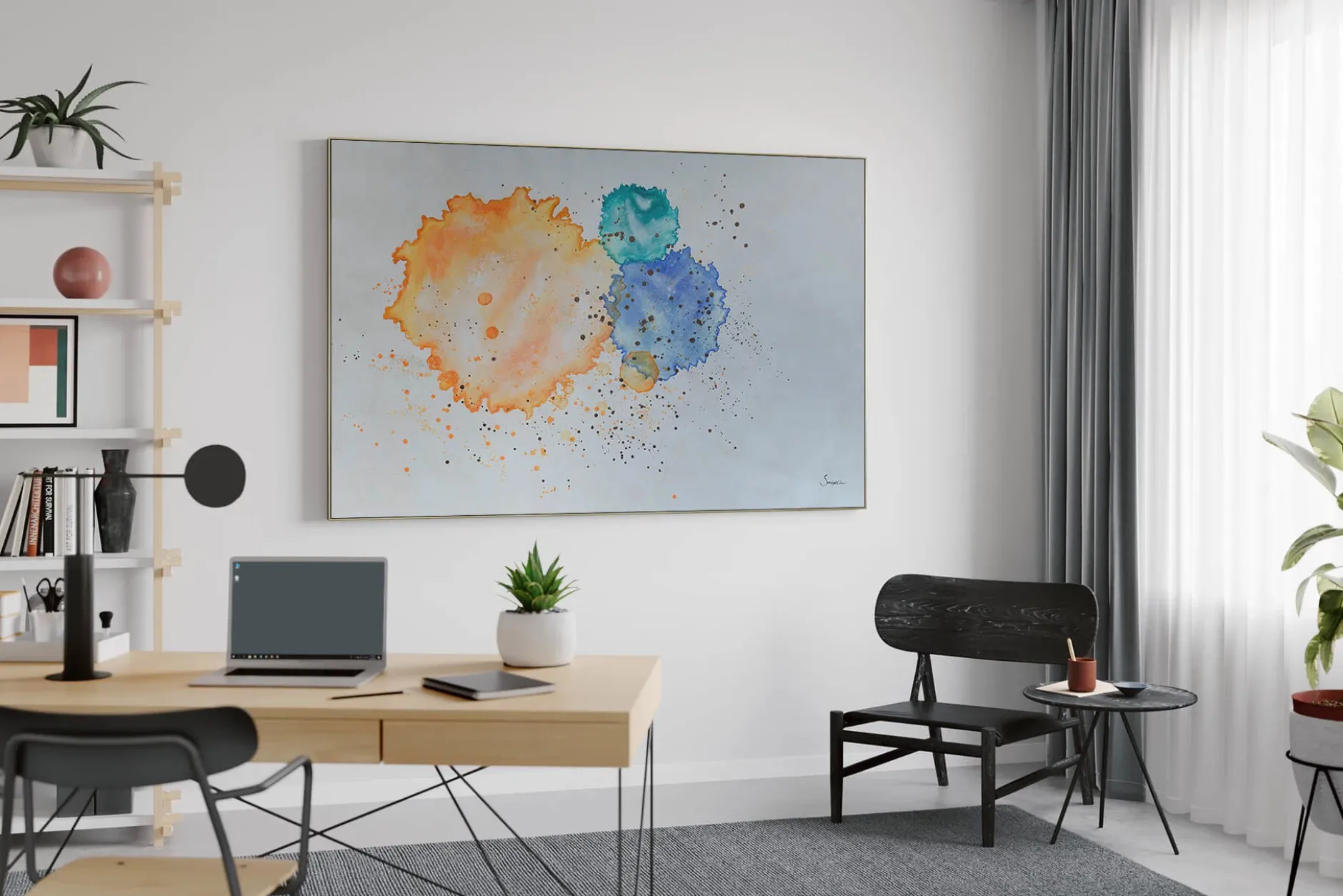 Öl Gemälde 'Floating Dreams' | Handgemaltes Unikat