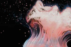 Öl Gemälde 'Floating in the Ocean' | Handgemaltes Unikat