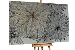 Öl Gemälde 'Flower Ornaments' | Handgemaltes Unikat