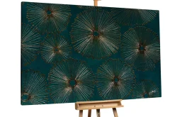 Öl Gemälde 'Flying Dandelion' | Handgemaltes Unikat