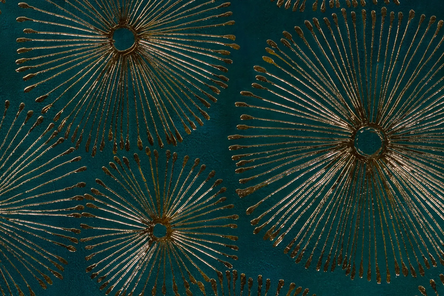 Öl Gemälde 'Flying Dandelion' | Handgemaltes Unikat