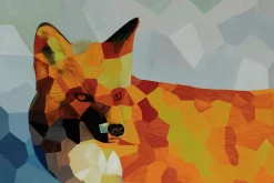 Öl Gemälde 'Fox of Fire' | Handgemaltes Unikat