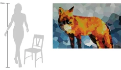 Öl Gemälde 'Fox of Fire' | Handgemaltes Unikat