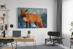Öl Gemälde 'Fox of Fire' | Handgemaltes Unikat