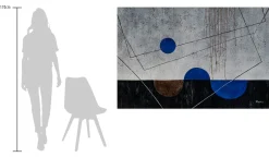 Öl Gemälde 'Geometric Thoughts' | Handgemaltes Unikat