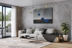 Öl Gemälde 'Geometric Thoughts' | Handgemaltes Unikat