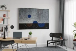 Öl Gemälde 'Geometric Thoughts' | Handgemaltes Unikat