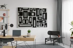 Öl Gemälde 'Geometry Depths' | Handgemaltes Unikat