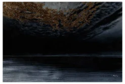 Öl Gemälde 'Gilded Darkness' | Handgemaltes Unikat