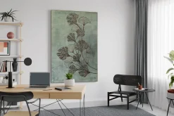 Öl Gemälde 'Ginkgopoesie' | Handgemaltes Unikat