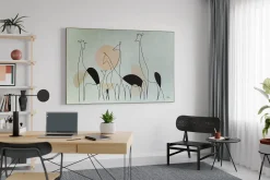 Öl Gemälde 'Giraffenfamilie' | Handgemaltes Unikat