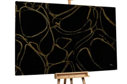 Öl Gemälde 'Gold Chain' | Handgemaltes Unikat