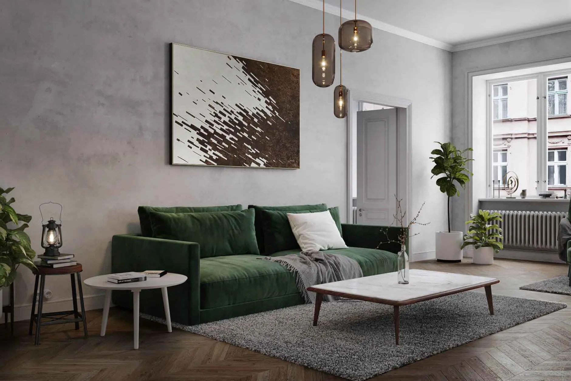 Öl Gemälde 'Golden Allure' | Handgemaltes Unikat