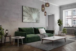 Öl Gemälde 'Golden Firework' | Handgemaltes Unikat