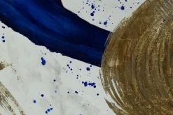 Öl Gemälde 'Gold in Indigo' | Handgemaltes Unikat