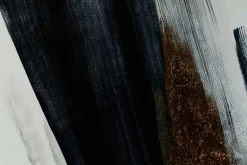 Öl Gemälde 'Graphite Gradation' | Handgemaltes Unikat