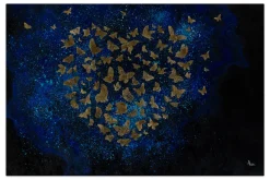 Öl Gemälde 'Heart of Butterflies' | Handgemaltes Unikat
