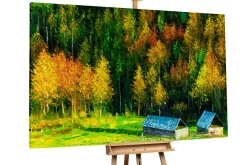Öl Gemälde 'Herbstliche Idylle' | Handgemaltes Unikat